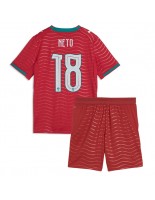 Portugalsko Pedro Neto #18 Domácí dres pro děti MS 2026 Krátký Rukáv (+ trenýrky)